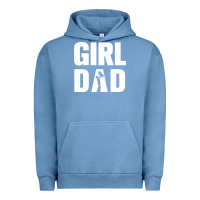 Pigment Pebble Blue Girl Dad Urban Hoodie - artisFamous