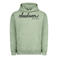 Pigment Oil Green JACKSON GUITAR Urban Hoodie - artisFamous