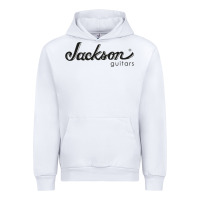 White JACKSON GUITAR Urban Hoodie - artisFamous