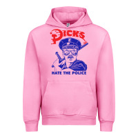 Fuchsia Pink Dicks Hate The Police Urban Hoodie - artisFamous