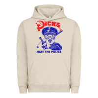 Pigment French Oak Dicks Hate The Police Urban Hoodie - artisFamous