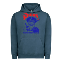 Pigment Midnight Navy Dicks Hate The Police Urban Hoodie - artisFamous