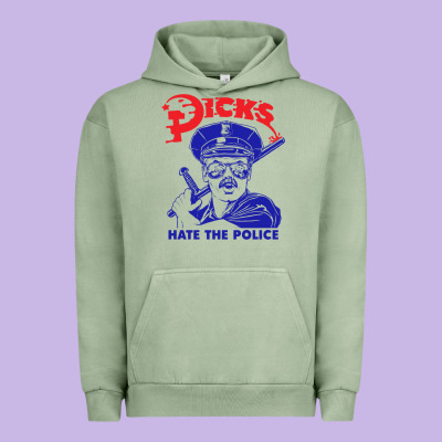 Dicks Hate The Police Urban Hoodie Designed By Artisfamous