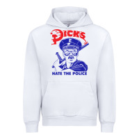 White Dicks Hate The Police Urban Hoodie - artisFamous