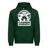 Forest Green carmen sandiego Urban Hoodie - artisFamous