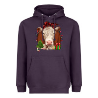 Plum Christmas Hereford Heavyweight Hoodie - JahusDesignShop