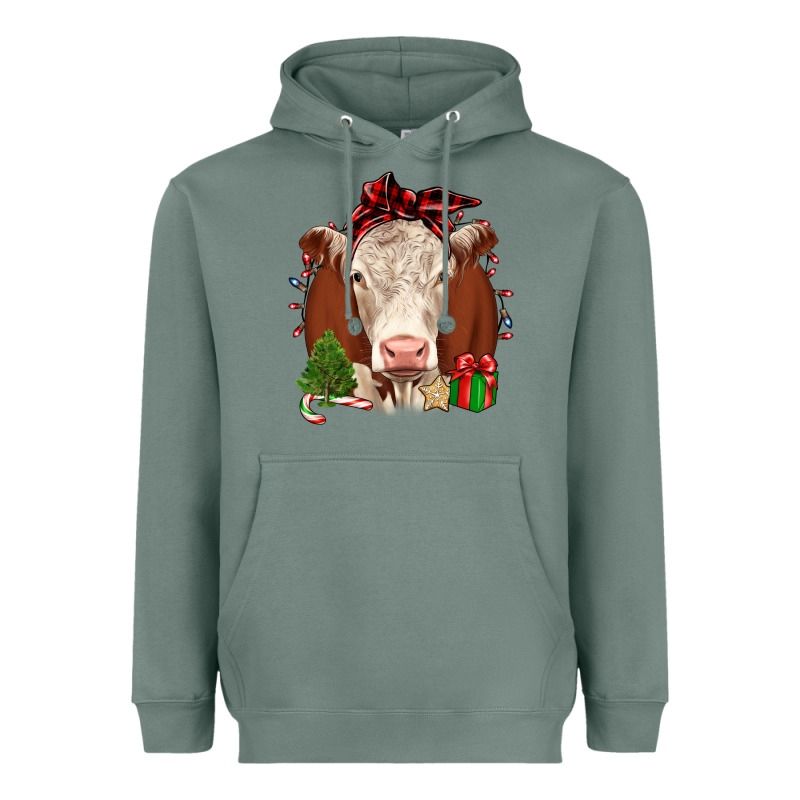 Christmas Hereford Heavyweight Hoodie by JahusDesignShop | Teevron