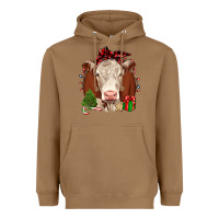 Toasted Coconut Christmas Hereford Heavyweight Hoodie - JahusDesignShop
