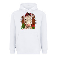 White Christmas Hereford Heavyweight Hoodie - JahusDesignShop