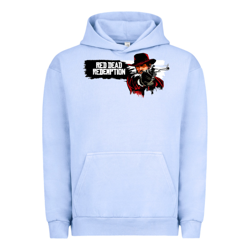 Red Dead Redemption 2 Red Moon Cowboy Urban Hoodie by artisFamous | Teevron