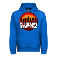 Cobalt Red Dead Redemption 2 Red Moon Cowboy Urban Hoodie - artisFamous