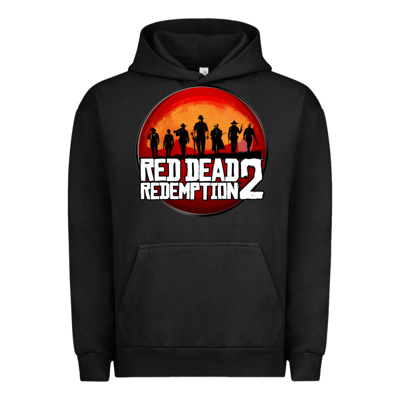 Red Dead Redemption 2 Red Moon Cowboy Urban Hoodie by artisFamous | Teevron