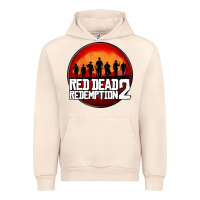 Sandshell Red Dead Redemption 2 Red Moon Cowboy Urban Hoodie - artisFamous