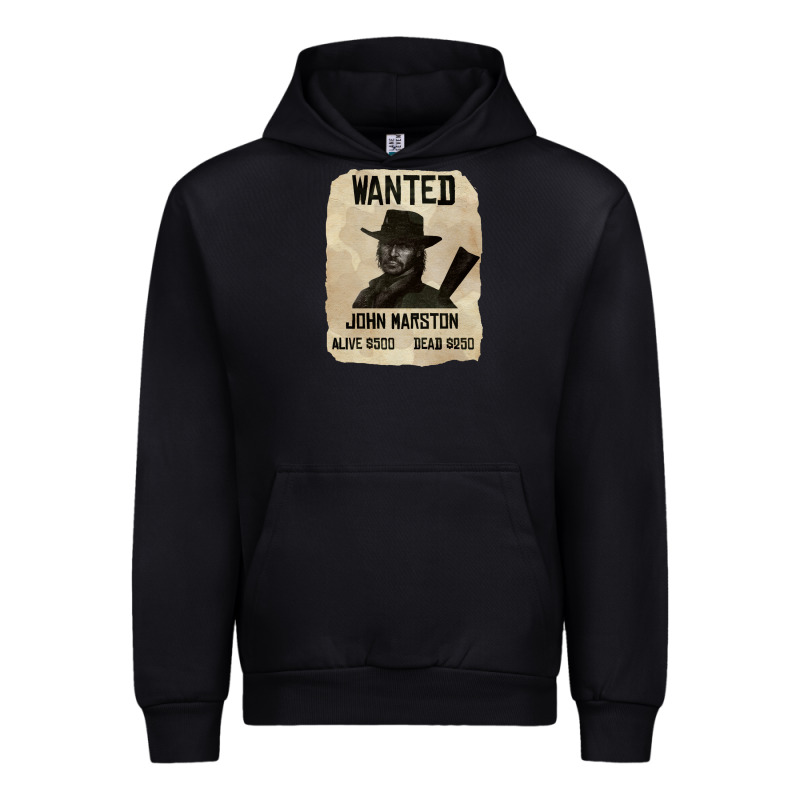 Red Dead Redemption 2 Red Moon Cowboy Wanted John Marston Urban Hoodie by artisFamous | Teevron