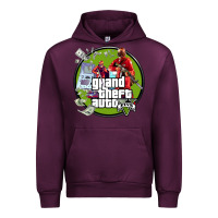 Mauve Wine Grand Theft Auto Urban Hoodie - artisFamous