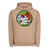Pigment Burro Grand Theft Auto Urban Hoodie - artisFamous
