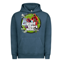 Pigment Midnight Navy Grand Theft Auto Urban Hoodie - artisFamous