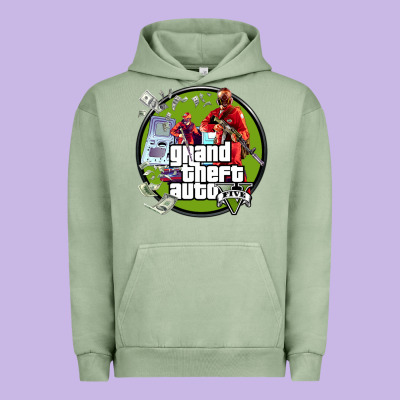 Grand Theft Auto Urban Hoodie Designed By Artisfamous