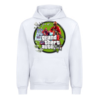 White Grand Theft Auto Urban Hoodie - artisFamous