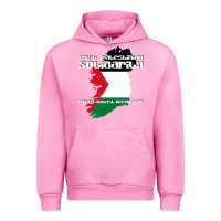 Fuchsia Pink irish palestinian solidarity Urban Hoodie - artisFamous