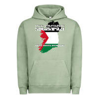 Pigment Oil Green irish palestinian solidarity Urban Hoodie - artisFamous