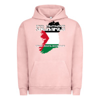 Pigment Salmon irish palestinian solidarity Urban Hoodie - artisFamous