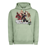 Pigment Oil Green Grand Theft Auto Urban Hoodie - artisFamous