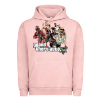 Pigment Salmon Grand Theft Auto Urban Hoodie - artisFamous