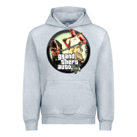 Heather Grey Grand Theft Auto Urban Hoodie - artisFamous