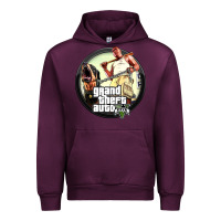 Mauve Wine Grand Theft Auto Urban Hoodie - artisFamous
