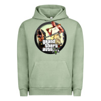 Pigment Oil Green Grand Theft Auto Urban Hoodie - artisFamous