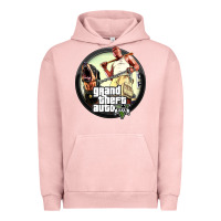 Pigment Salmon Grand Theft Auto Urban Hoodie - artisFamous