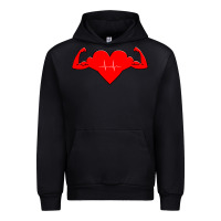 Black Healthy Heart Urban Hoodie - artisFamous