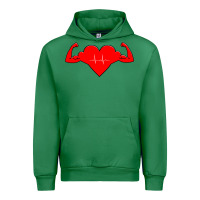Emerald Healthy Heart Urban Hoodie - artisFamous