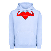 Pigment Grape Ice Healthy Heart Urban Hoodie - artisFamous