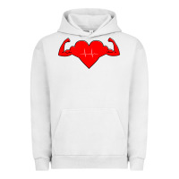 Pigment Lunar Rock Healthy Heart Urban Hoodie - artisFamous