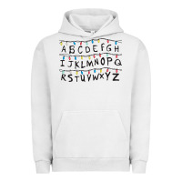 Pigment Lunar Rock Stranger Lights Alphabet Urban Hoodie - artisFamous