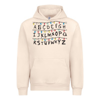 Sandshell Stranger Lights Alphabet Urban Hoodie - artisFamous