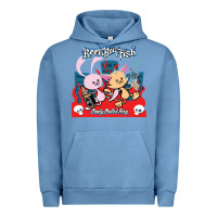 Pigment Pebble Blue reel big fish candy coated fury Urban Hoodie - artisFamous