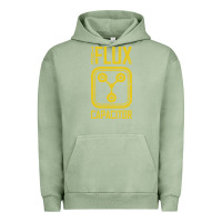 Pigment Oil Green Back to the future flux capacitor Urban Hoodie - artisFamous