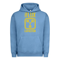 Pigment Pebble Blue Back to the future flux capacitor Urban Hoodie - artisFamous