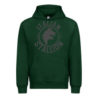 Forest Green Italian Stallion Urban Hoodie - artisFamous