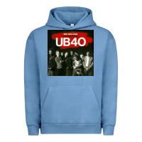 Pigment Pebble Blue THE ESSENTIAL UB 40 Urban Hoodie - artisFamous