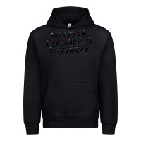 Black stranger alphabets funny Urban Hoodie - artisFamous