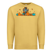 Antique Gold thankful cross pumpkin Premium Sweatshirt - JahusDesignShop