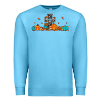 Ocean Blue thankful cross pumpkin Premium Sweatshirt - JahusDesignShop