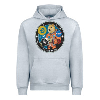 Heather Grey doge Urban Hoodie - artisFamous