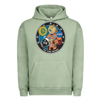 Pigment Oil Green doge Urban Hoodie - artisFamous