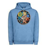 Pigment Pebble Blue doge Urban Hoodie - artisFamous