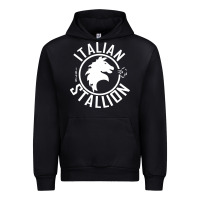 Black Italian Stallion Urban Hoodie - artisFamous